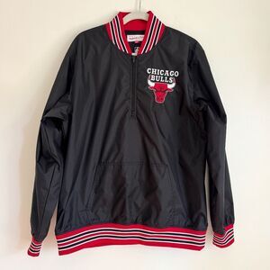 Mitchell & Ness 90s Inspired Chicago Bulls Pullover Jacket | Size L